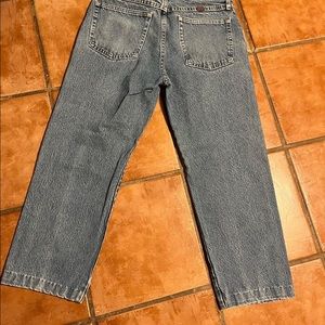 Thrifted mens jeans cropped